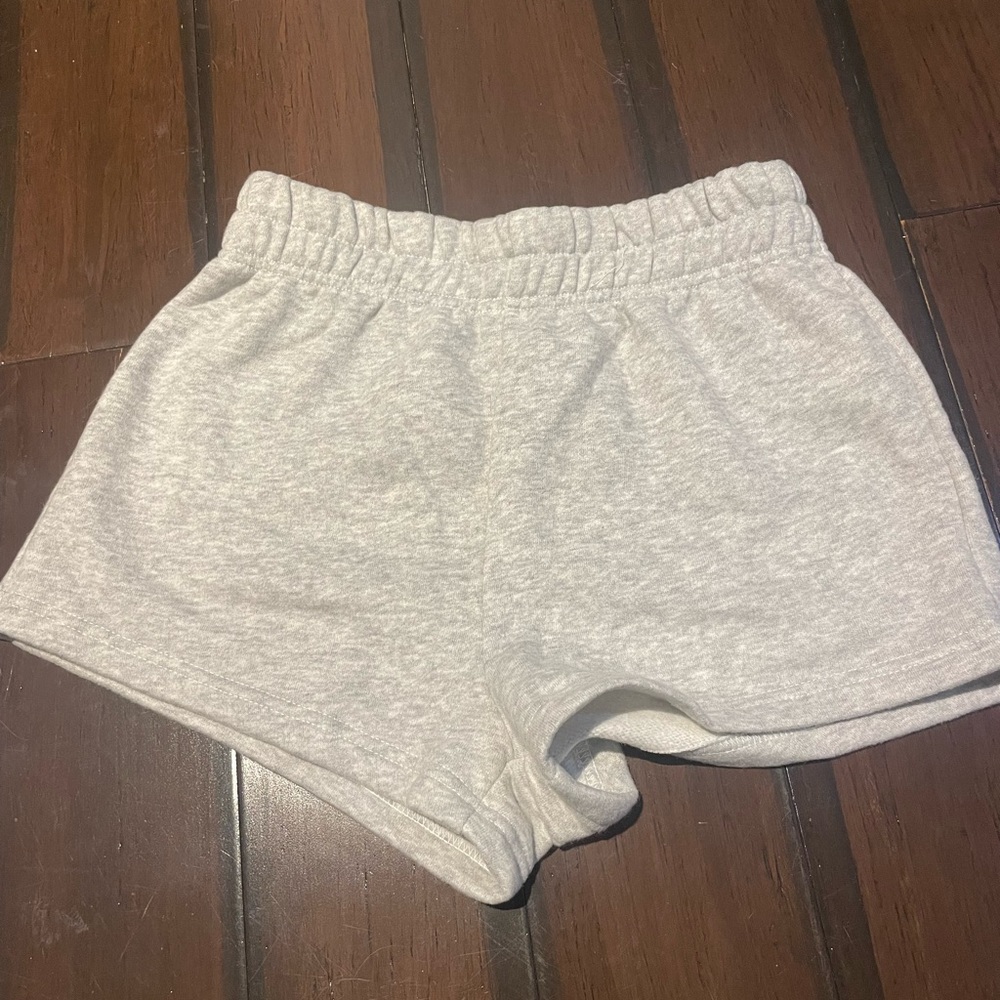 grey shein shorts